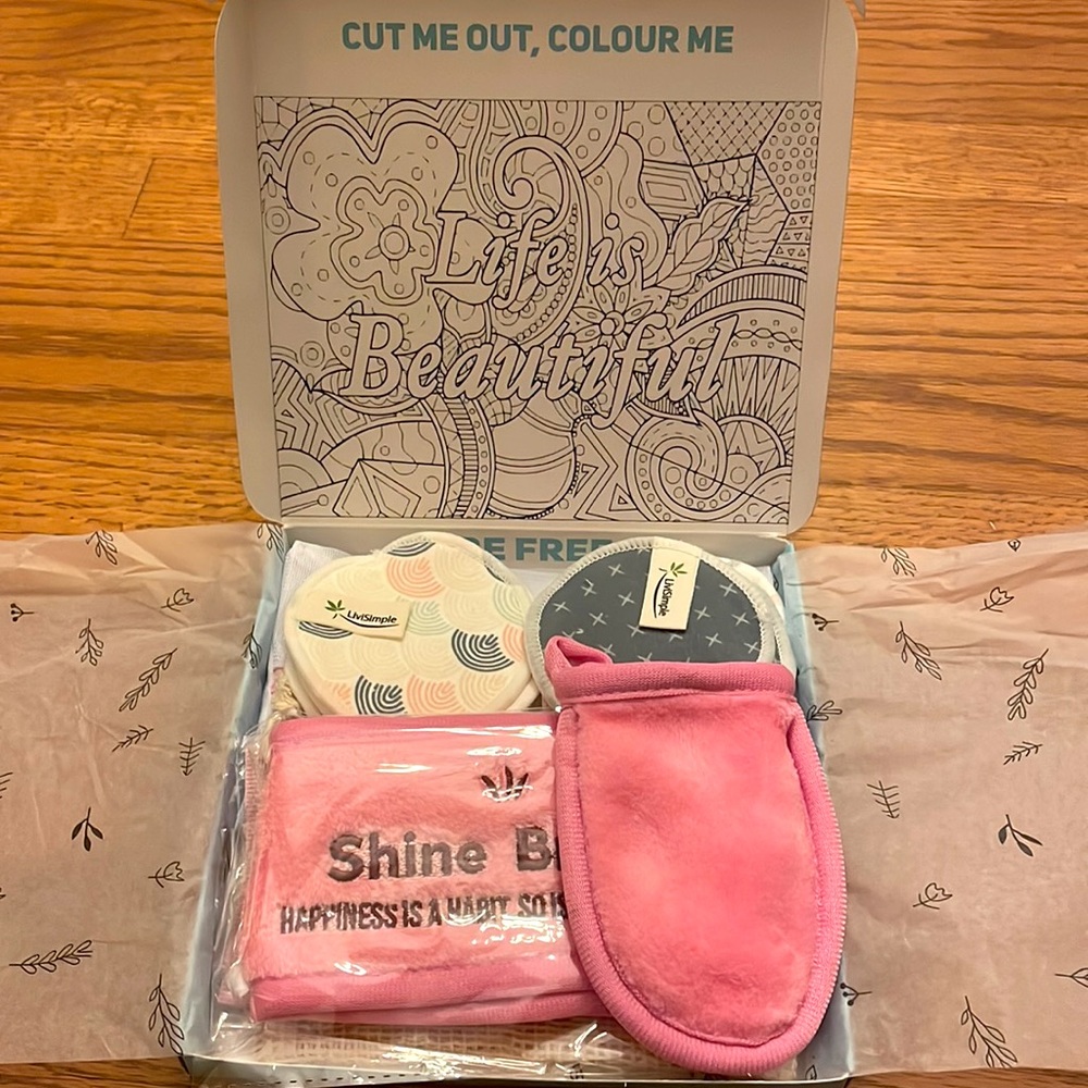 COPY - LiviSimple Reusable Makeup Remover Pad Set with Headband and Makeup Remo…